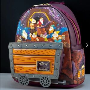 NWT Disney Loungefly Seven Dwarfs Backpack - Still in plastic
